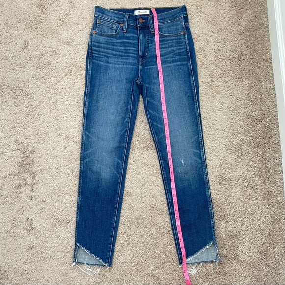 Madewell 10" High-Rise Skinny Jeans: Cutout Tulip Hem Edition - Picture 14 of 16